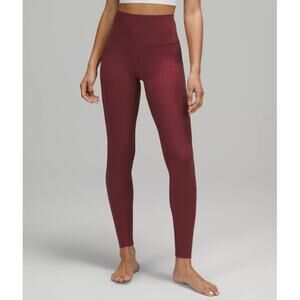 Lululemon Align High-Rise Pant with Pockets 28” Burgundy Size 4 Yoga Leggings